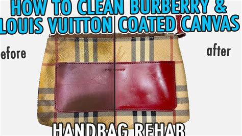 bauletto burberry tessuto cerato pulizia|How to Clean Burberry Bag .